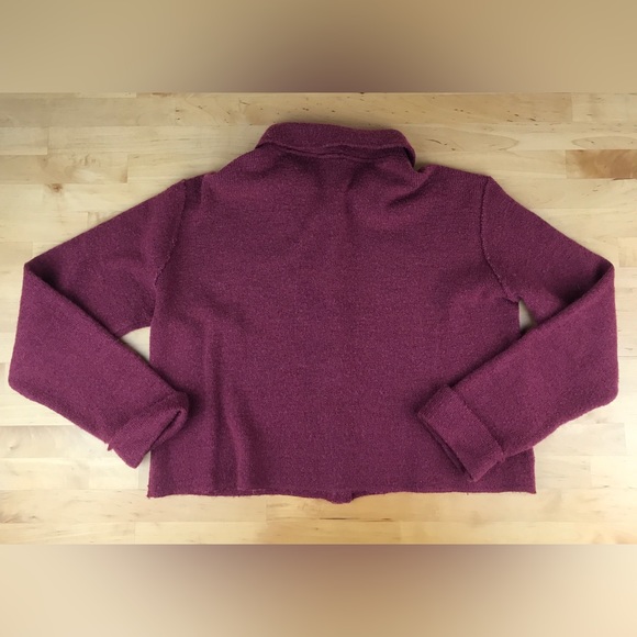 SOLD: Vintage GAP Cropped Sweater Cardigan Medium Wool Blend Made in Italy - Picture 11 of 14